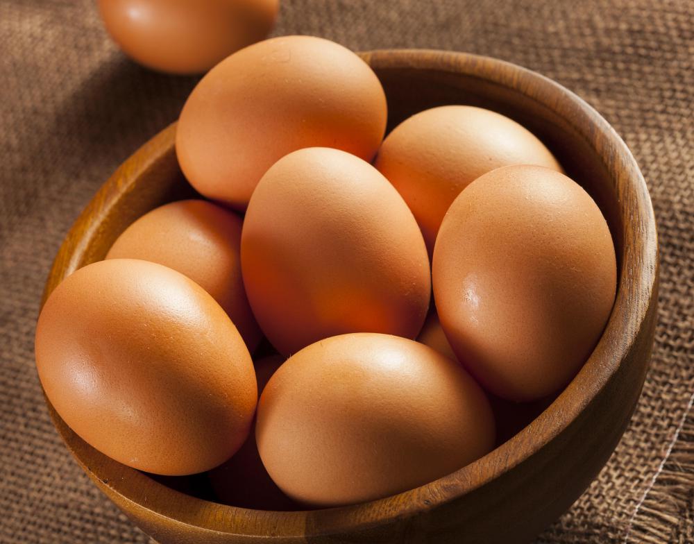 A large egg can contain about 225 mg of cholesterol, or most of the average person's daily allowance.