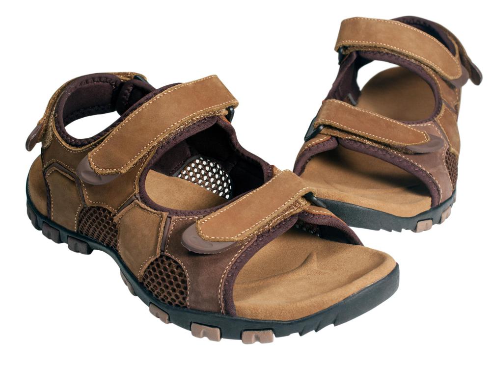 Shoe cobblers may be able to work on sandals.