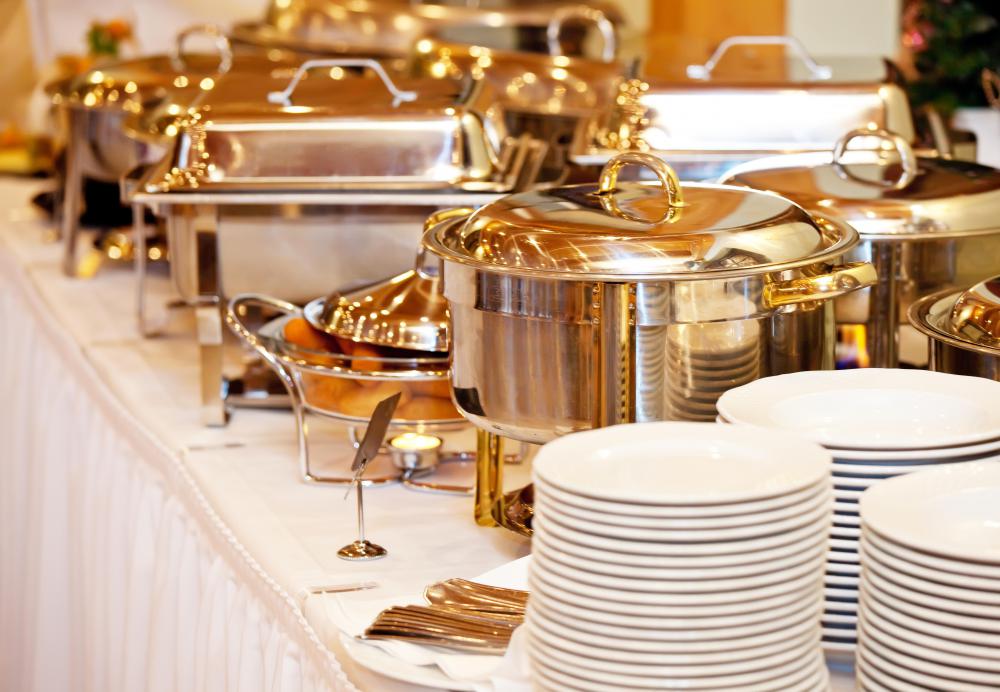 Buffets offer more food than diners can eat.