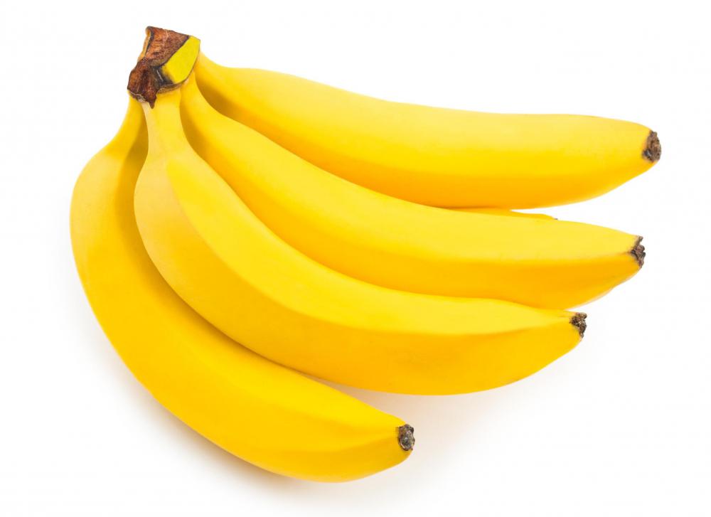 Bananas are a good source of vitamin B6.