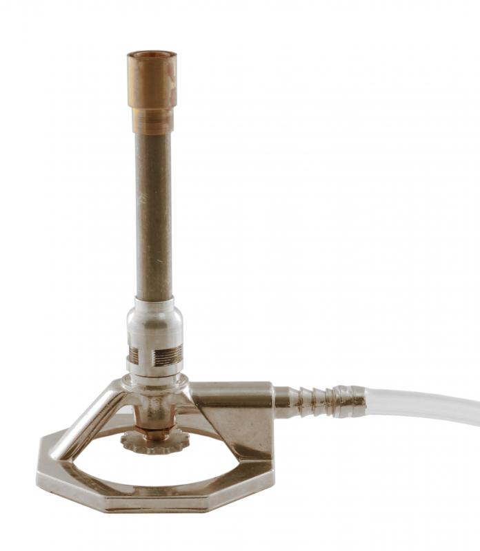 Bunsen burners may be found in a microbiology lab.