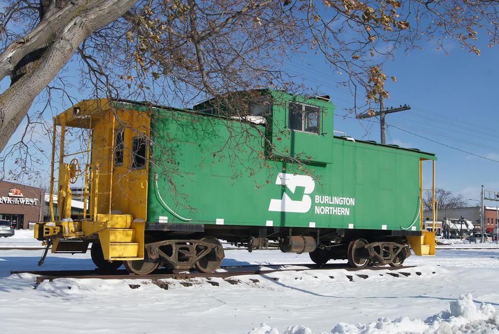 The railroad jack was typically located in the caboose of a train.