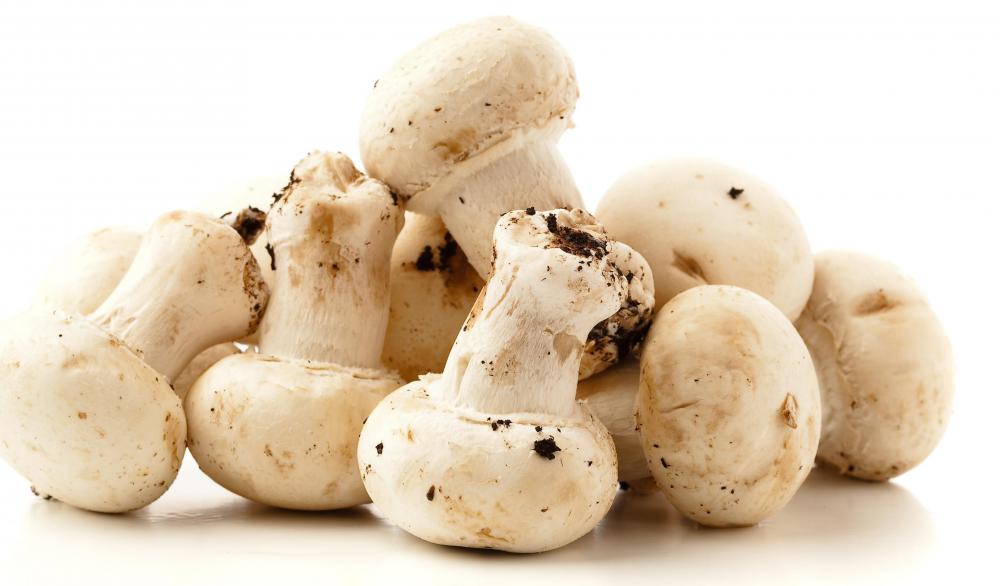 Button mushrooms.