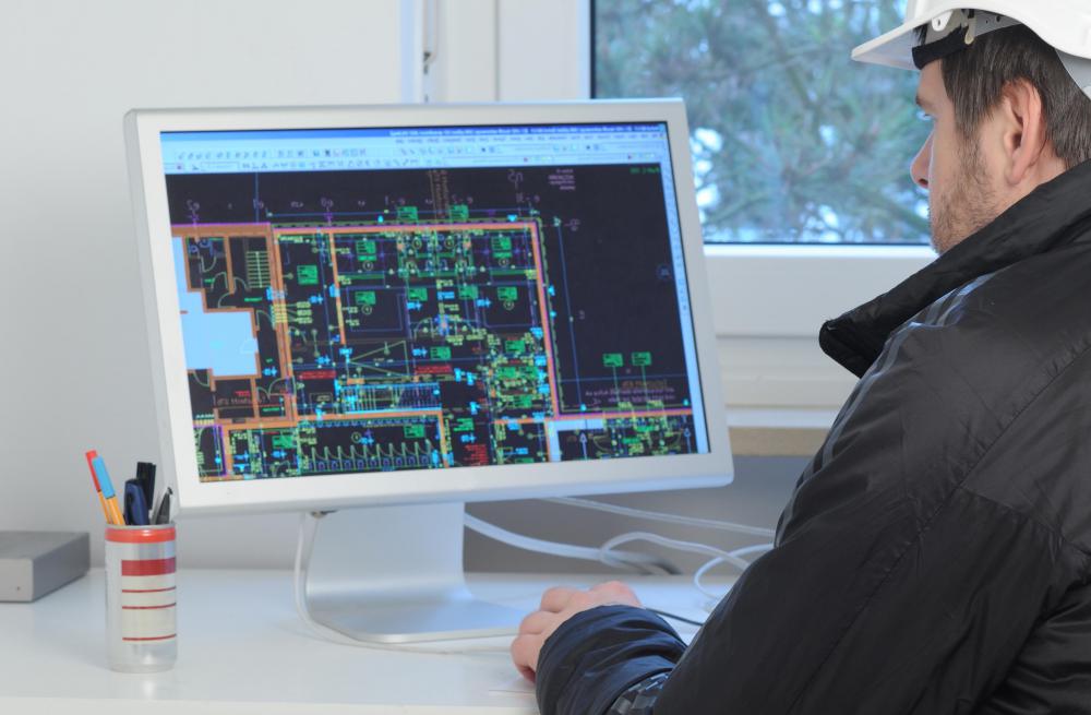 Architectural rendering is often done using computer aided design software.