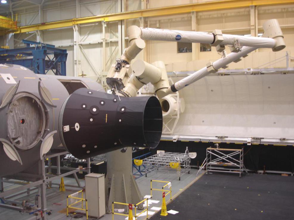 The Canadarm space robot, used on most U.S. space shuttles, was developed with funding from the Canadian Space Agency.