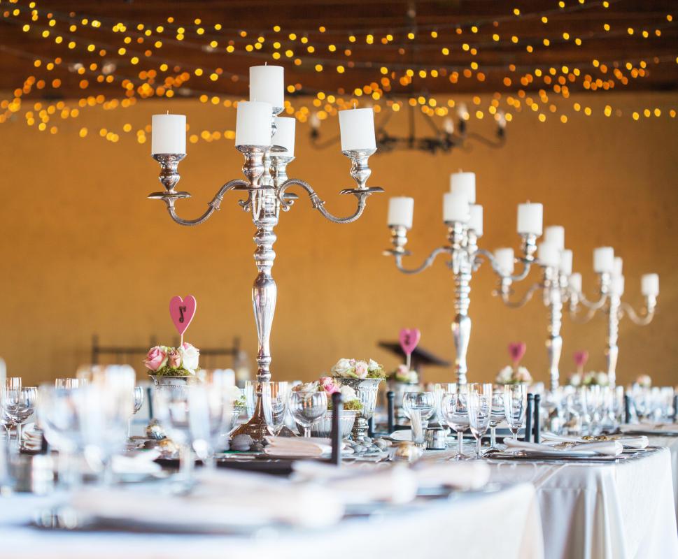Some couples have a civil ceremony that's followed by a reception with family and friends.