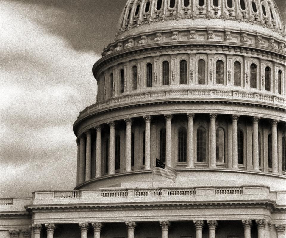 The US Capitol building.