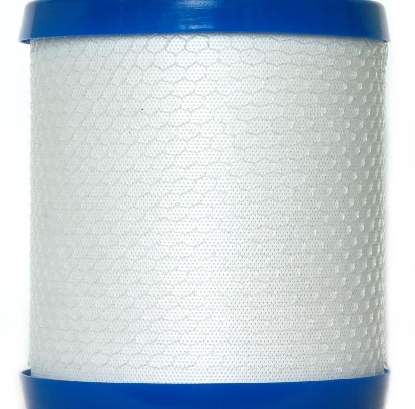 Carbon filtering can remove organic compounds like chlorine and sediment from water.