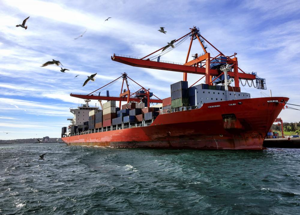 All wooden pallets used on container ships must be heat treated to meet international standards.