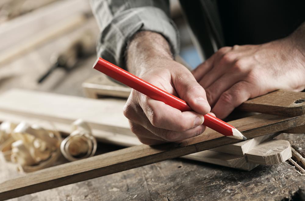 Carpentry subcontractors are often hired for woodworking jobs.