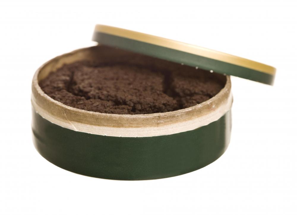 Chewing tobacco can cause white gums.