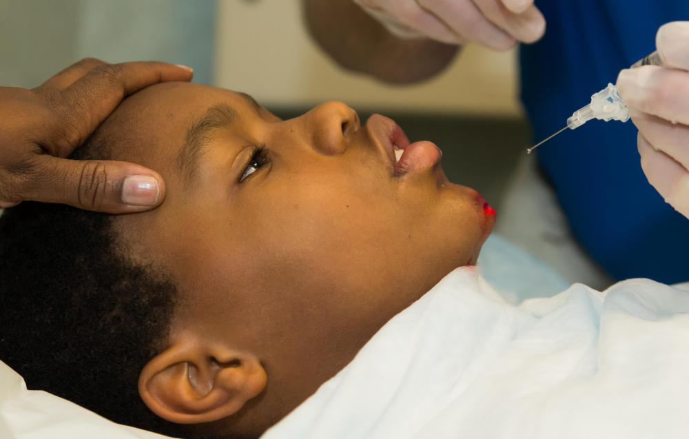 Children may be given a dissociative anesthetic prior to medical procedures to reduce their fears.