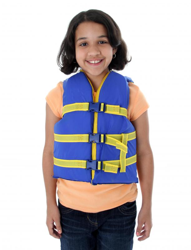 A girl getting ready to go on a pedalo.
