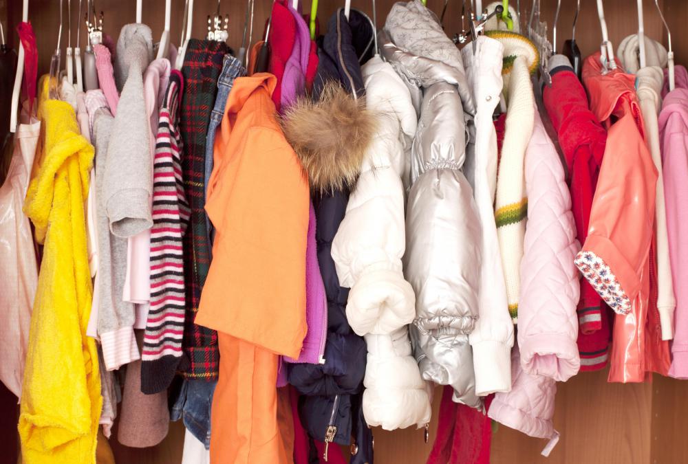 Sorting through a closet is a common part of spring cleaning.