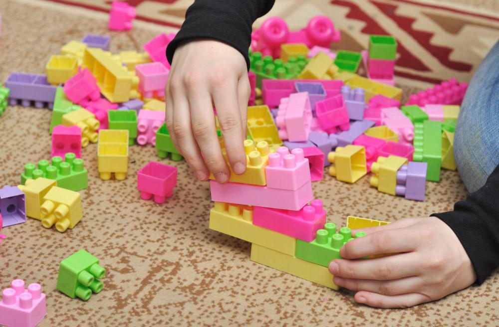 Children who enjoy building with blocks may have a talent for spatial-temporal reasoning.