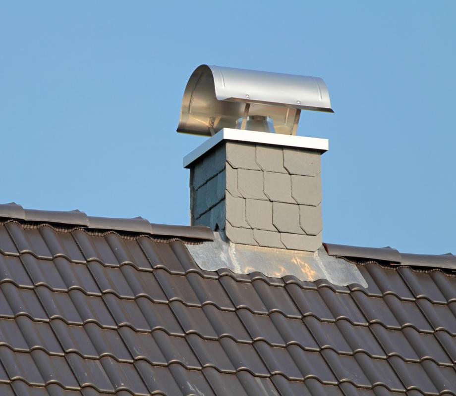 A flue pipe is a metal pipe that is run inside of a masonry chimney.
