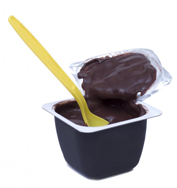 Sodium pyrophosphate is a common food additive found in ready-made puddings.