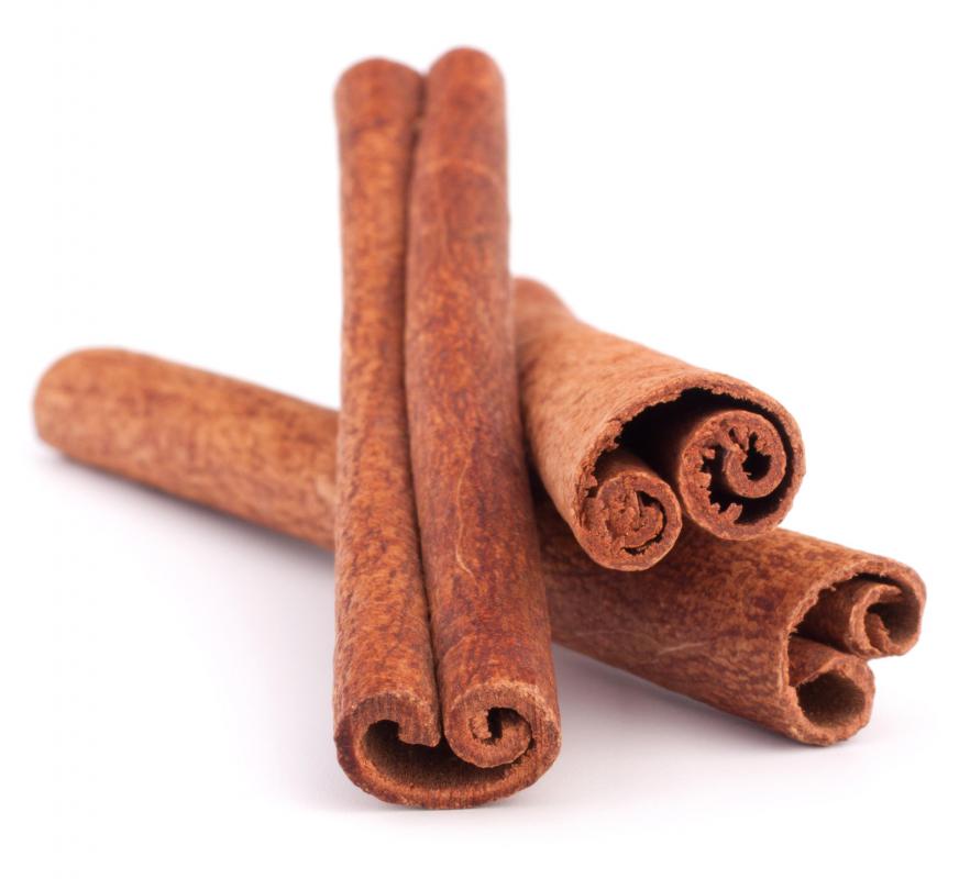 Cinnamon can be used to add flavor to a cake without increasing the calories.