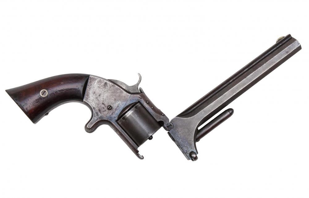 The revolver, which was introduced in the mid 19th Century, was the first firearm to have rapid fire capabilities.
