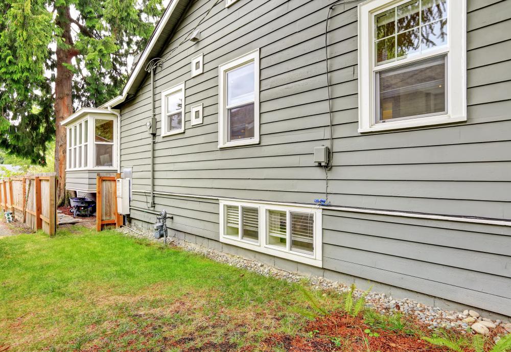 Clapboard siding is made from wedge-shaped boards designed to overlap with each other.