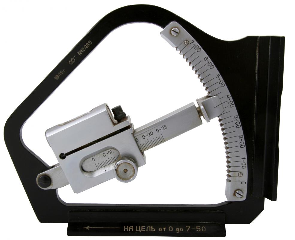 A clinometer is used to determine accurate measurements as they relate to sloping, height and distance.