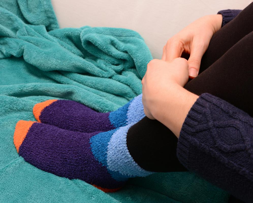 Berber fleece may be used to make warm socks.