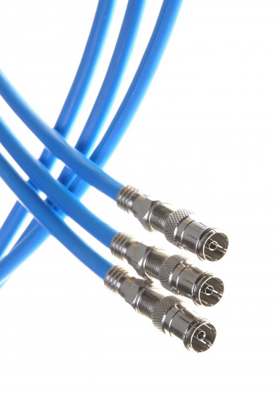 Coaxial splitters can be attached to coaxial cable in order to split a signal.