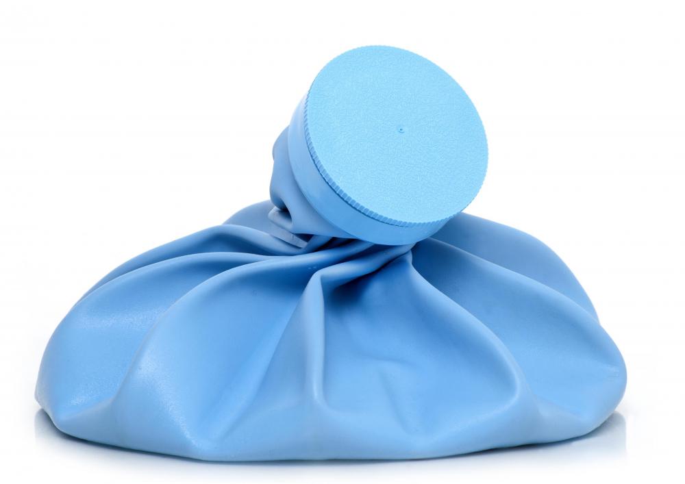 An ice pack, which can help reduce swelling from an eyebrow tattoo.