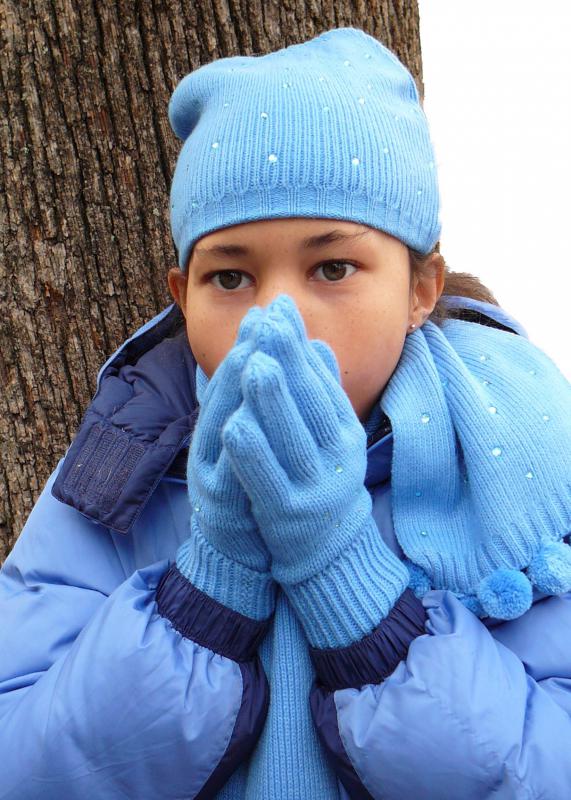 When a person is cold, shivering helps generate heat to bring the body back to homeostasis.