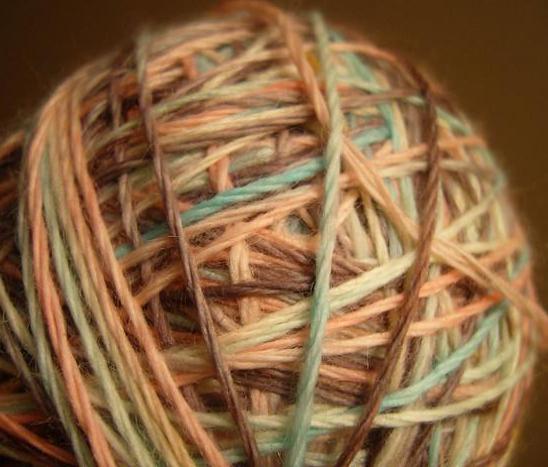 Unlike conventional yarn, tape yarn is flat.