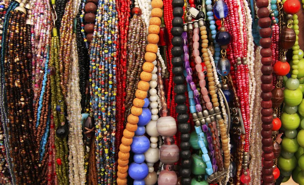 Long beaded necklaces are often used in bohemian fashion.