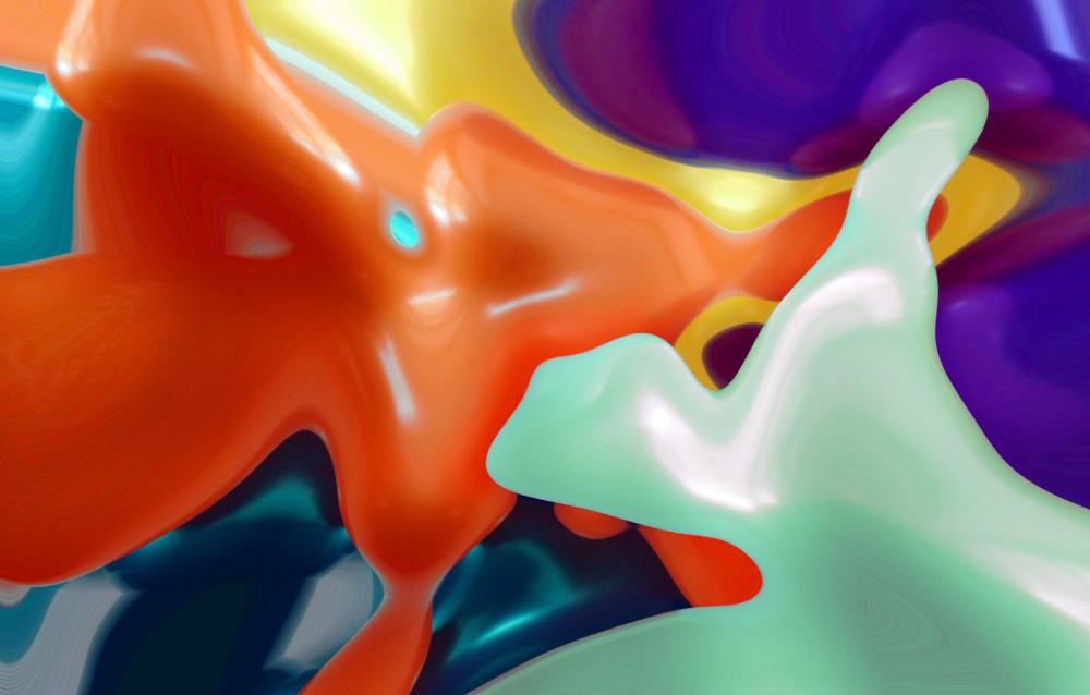 The curing of thermoset polymer includes melting, flowing, forming a gel, and curing to a hard shell.