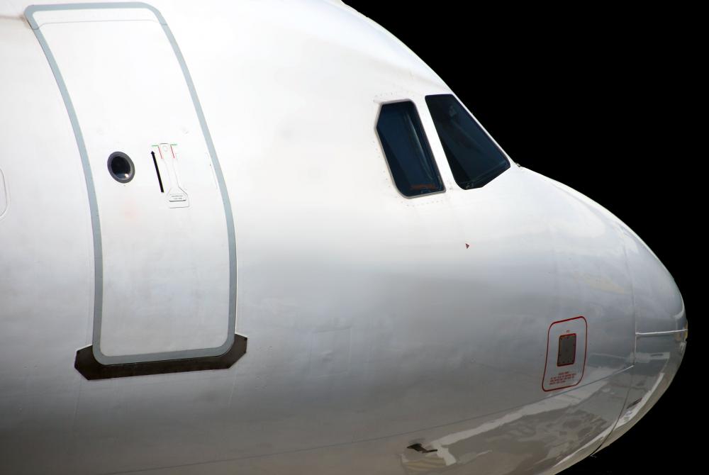 The nose of an aircraft is designed to create as little drag as possible.