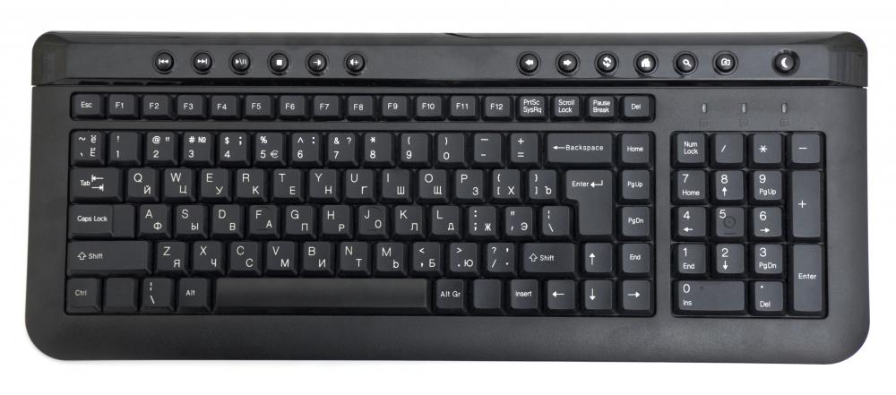 Some computer keyboards have two ways for a user to input numbers -- there is a row of numbered-keys above the letter keys and there is a separated ten-key section on the right.