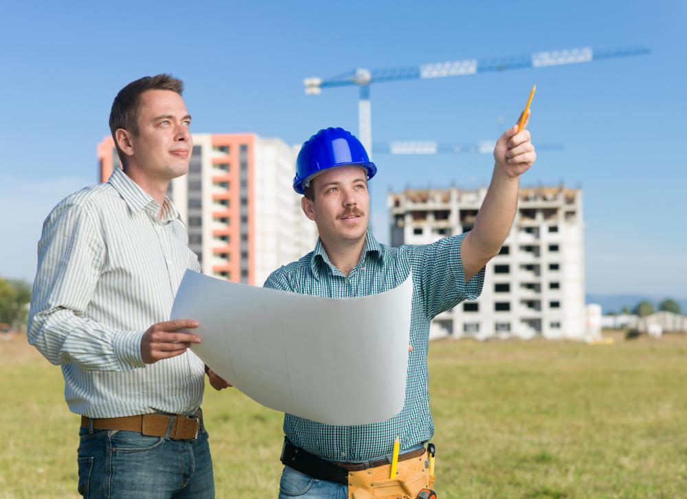 An environmental scientist may be consulted to identify environmental risk factors at a construction site.