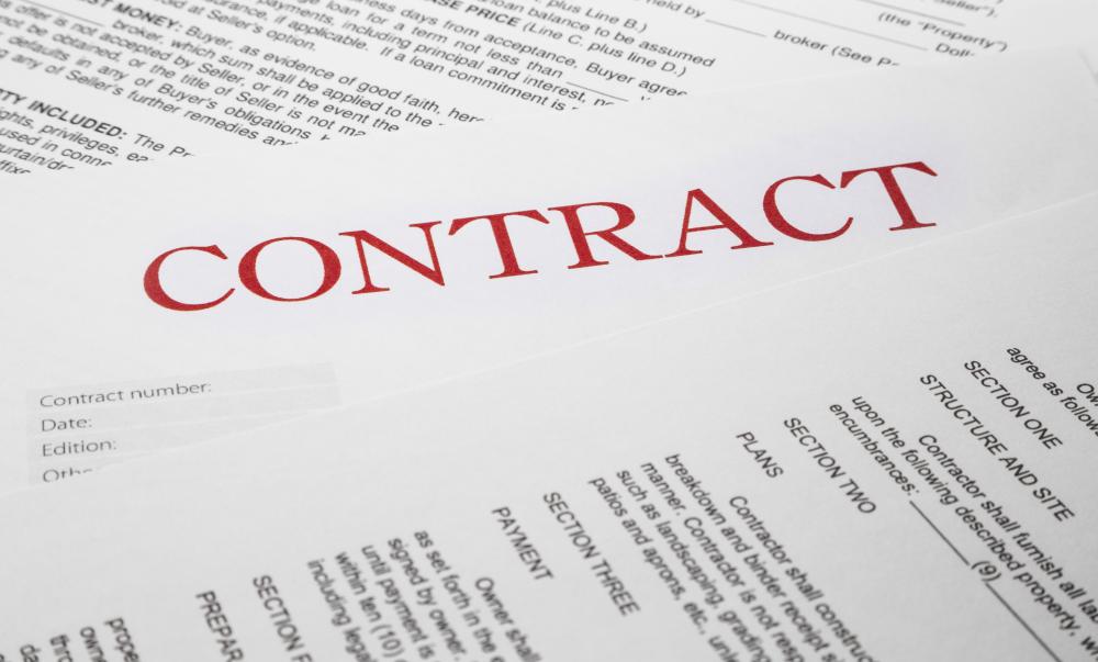 A supply contract may govern how a supplier will provide goods and services to customers.