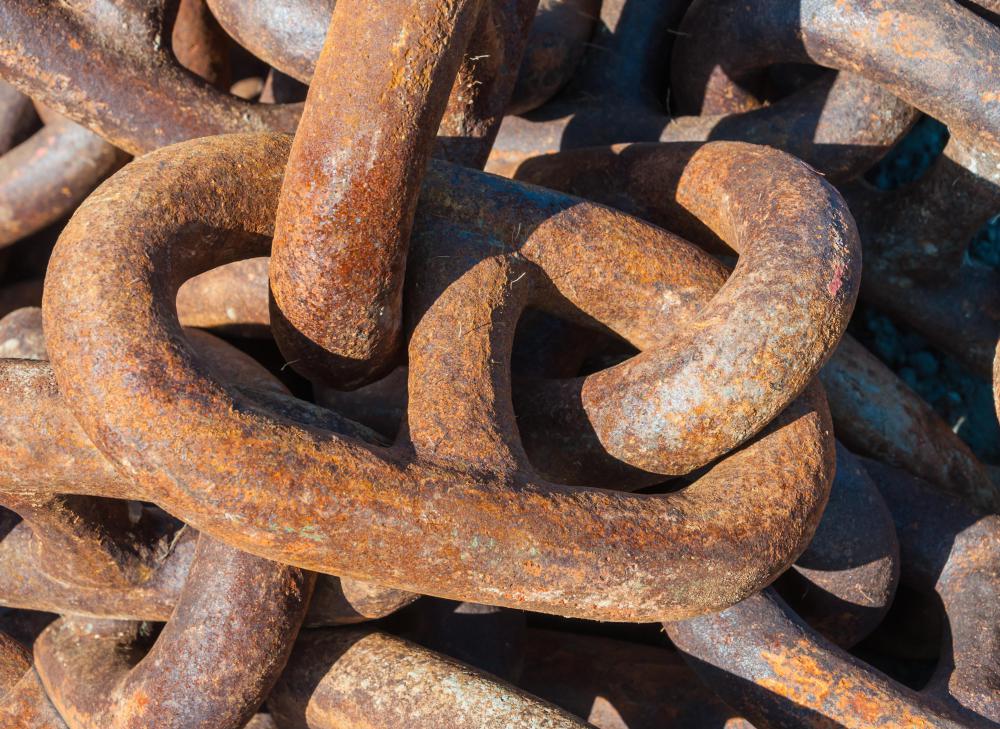 Certain concentrations of sulfuric acid on steel will cause corrosion.