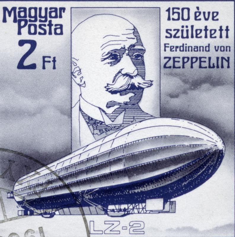 Count Ferdinand von Zeppelin was a pioneer in rigid dirigible design.