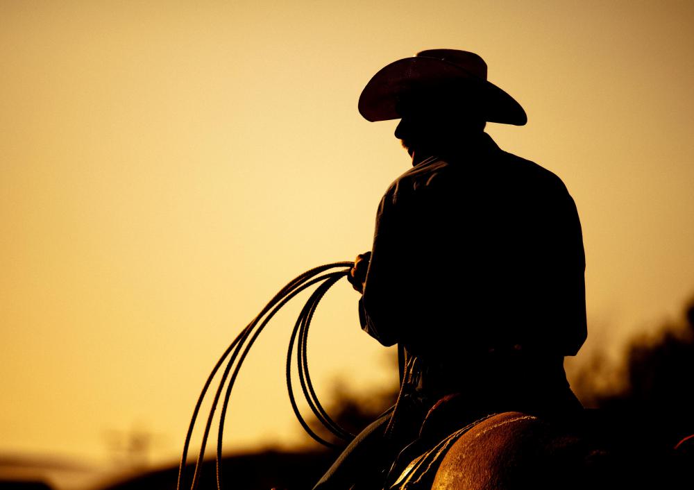 Roping is one of the many skills required of a cowboy.