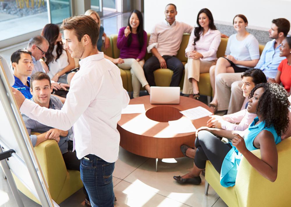 Copywriters who work for companies or agencies often work as part of a creative team.