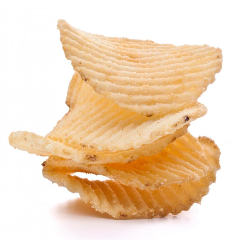 Malic acid is commonly used in foods like potato chips.