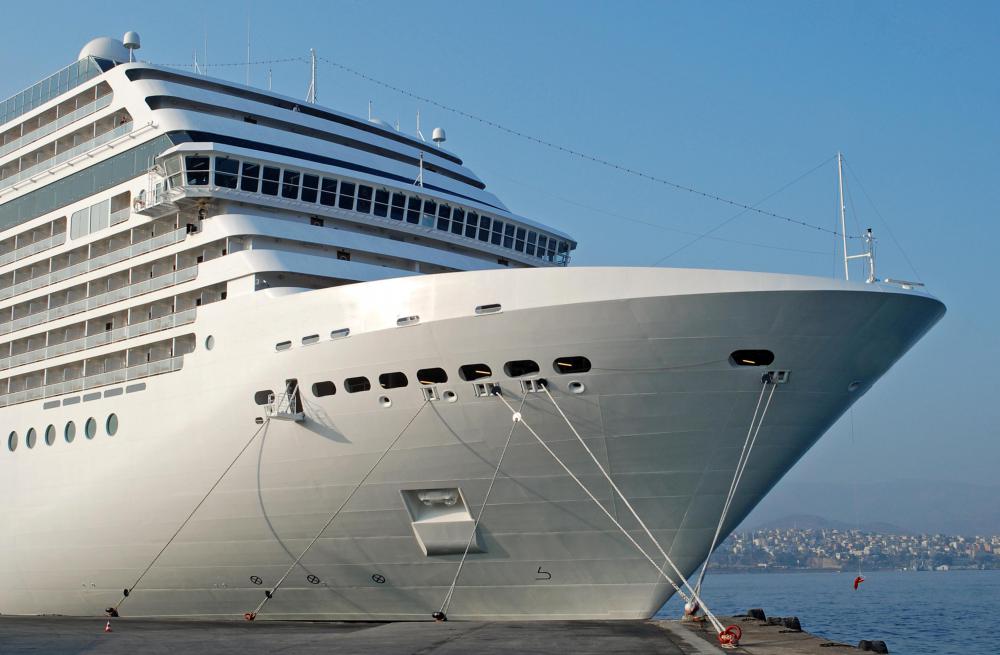 A cruise ship.