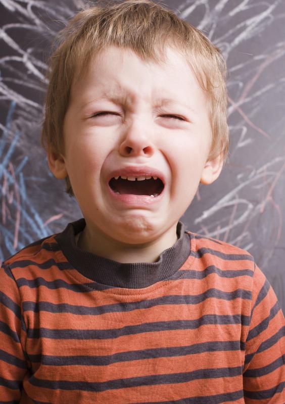 A petechial rash may develop on a person's face after crying heavily.