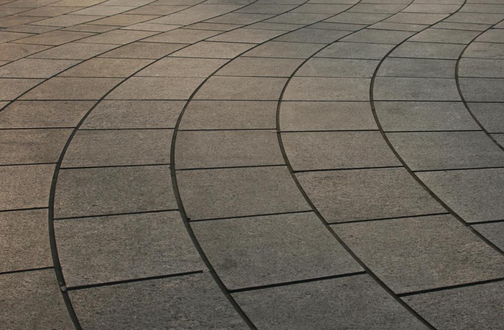 Paving slabs are often used to create outdoor patios.