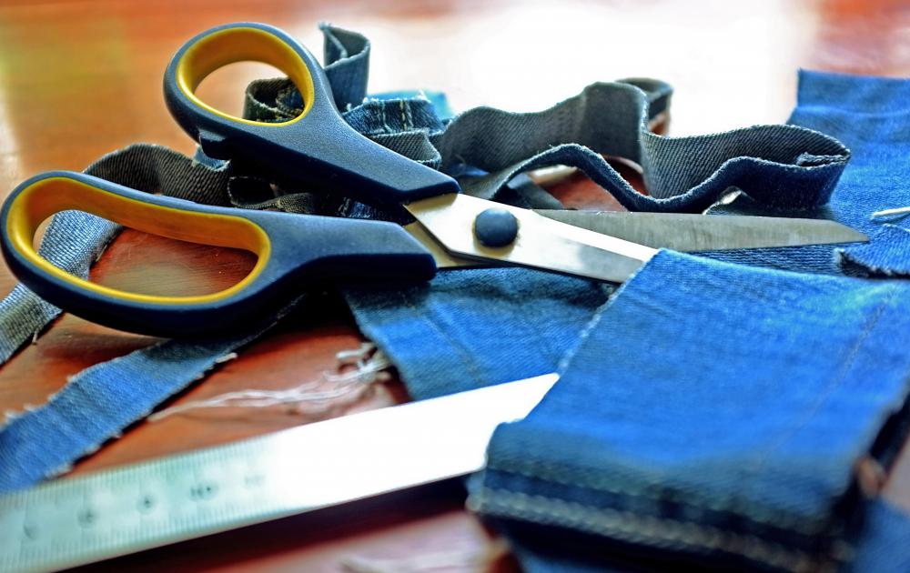 A sewing gauge may be useful when trimming fabric that requires precise measurements.