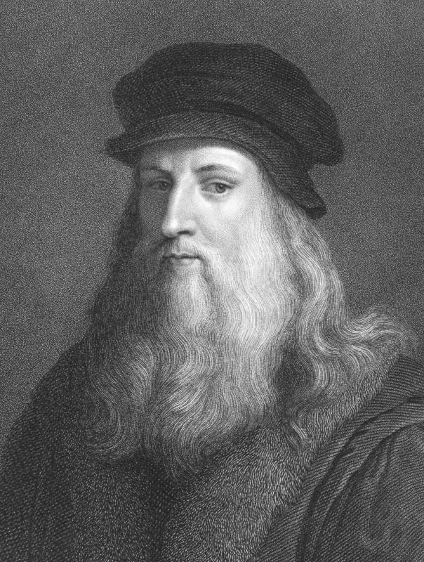 Leonardo da Vinci, who often conducted research on human anatomy, used his thoughts on the ideal male body to create images such as the "Vitruvian Man".