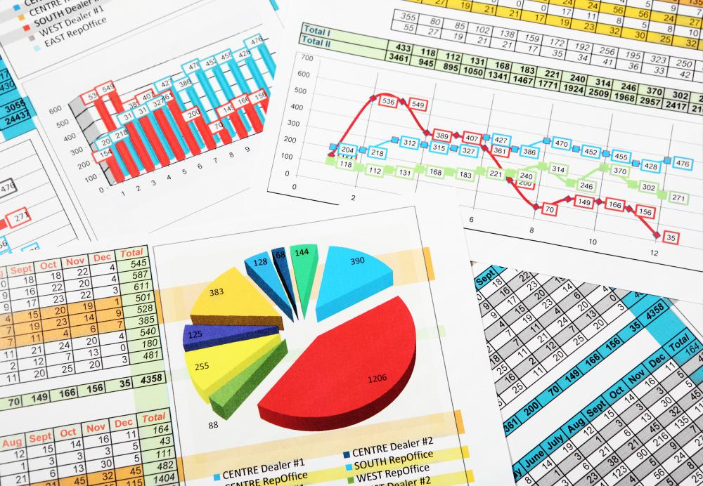 Visual aids such as bar graphs and pie charts add appeal and readability to a report.