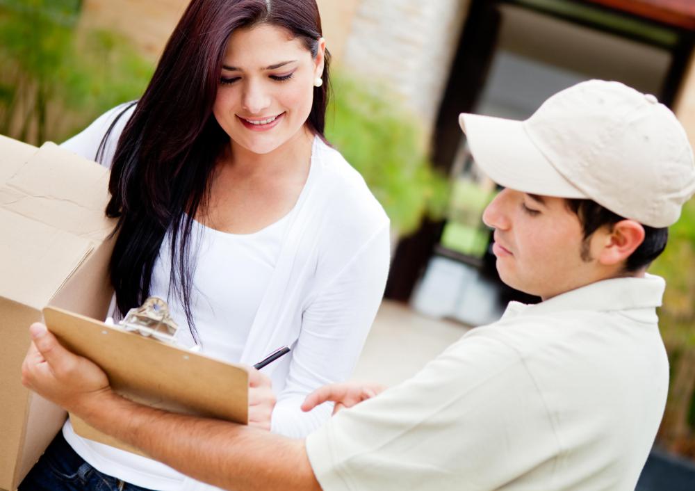 A service invoice may be used by a courier as confirmation that goods were delivered.