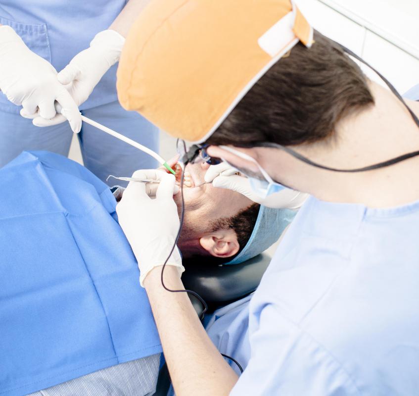 A gum graft procedure is painful to recover from.