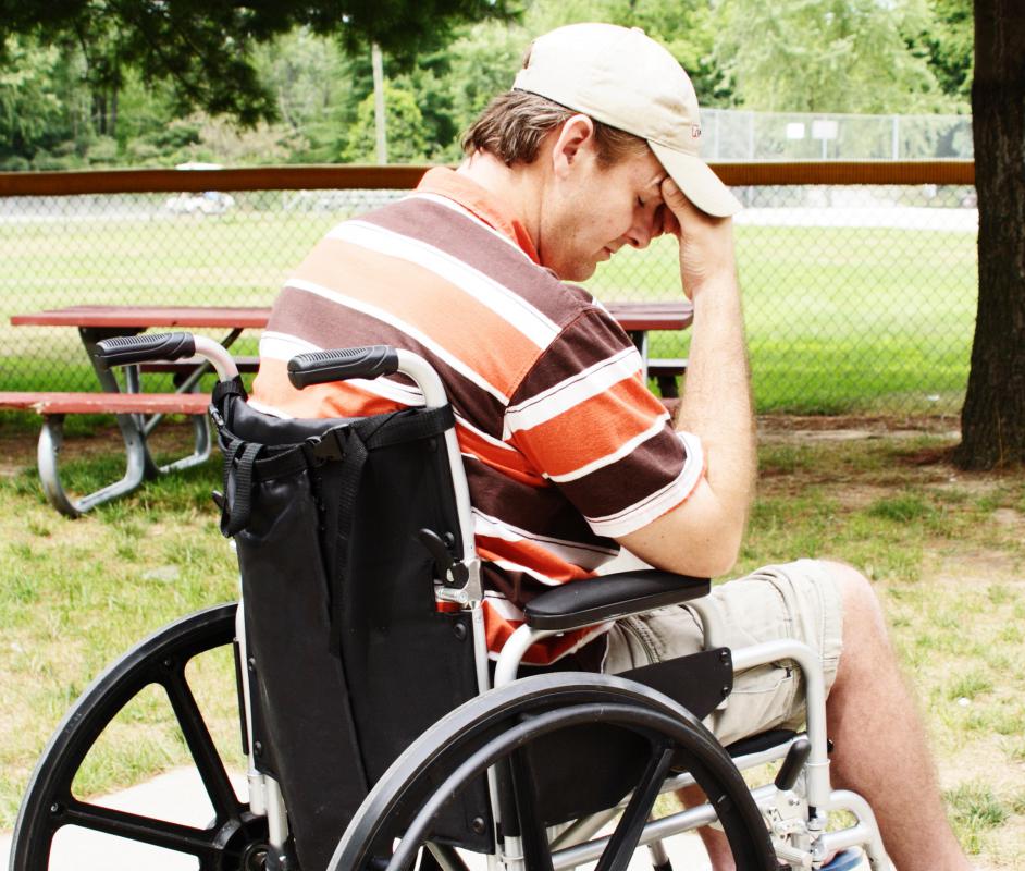 Individuals disabled with a spinal cord injury may experience atrophy of muscles that no longer receive signals from nerves.